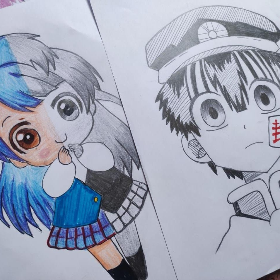 Anime Drawing – Bluebanzee, anime drawing for boy 